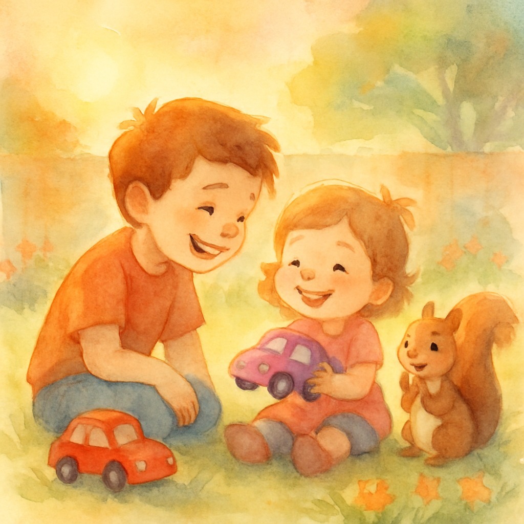 Watercolor illustration from Jeff's bedtime story